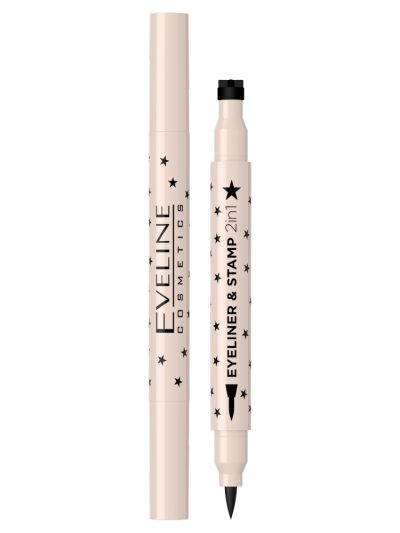 Eveline Cosmetics Eyeliner & Stamp 2in1 eyeliner ze stemplem 02 Gwiazda