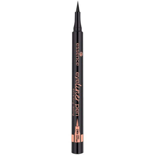 Essence Eyeliner Pen Extra Long-Lasting eyeliner we flamastrze 010 Blackest Black 1ml
