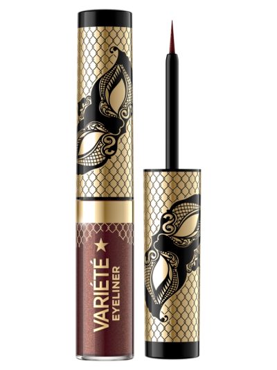 Eveline Cosmetics Variete kolorowy eyeliner w kałamarzu 02 Shiny Brown 4ml