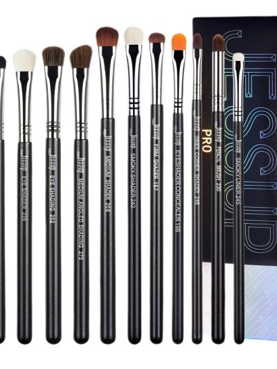 JESSUP Pro Eyeshadow Brushes zestaw pędzli do makijażu oczu T339 12szt.