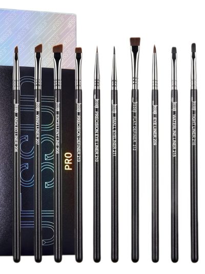 JESSUP Pro Makeup Eyeliner Brush zestaw pędzli do makijażu oczu T324 11szt.