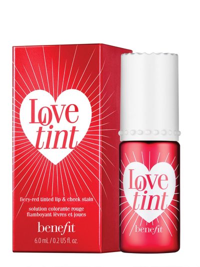 Benefit Lovetint róż w płynie do ust i policzków Ognistoczerwony 6ml