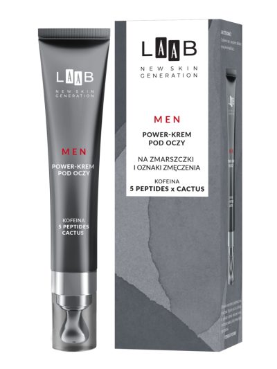 LAAB Men power-krem pod oczy przeciw zmarszczkom i oznakom zmęczenia 15ml