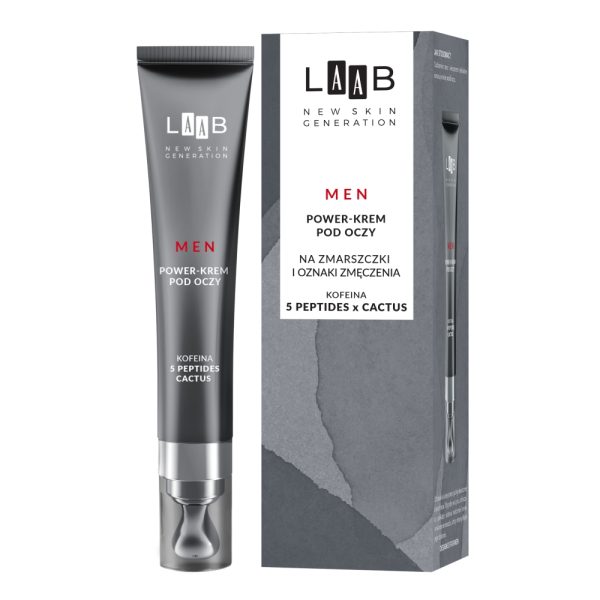 LAAB Men power-krem pod oczy przeciw zmarszczkom i oznakom zmęczenia 15ml