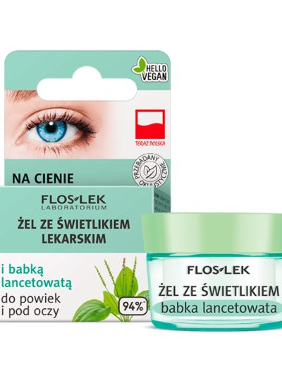 Floslek Żel ze świetlikiem lekarskim i babką do powiek i pod oczy 10g