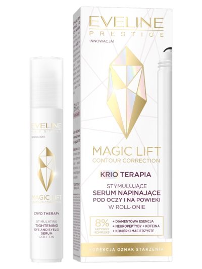 Eveline Cosmetics Magic Lift stymulujące serum napinające pod oczy i na powieki w roll-onie 15ml