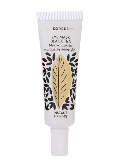 Korres Black Tea Instant Firming Eye Mask ujędrniająca maska pod oczy z ekstraktem z czarnej herbaty 6ml