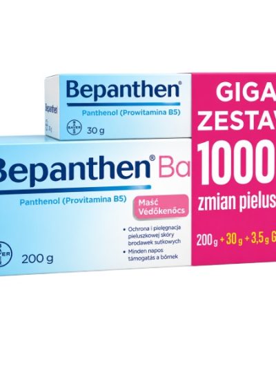 Bepanthen Baby maść ochronna giga zestaw 200g+30g+3.5g