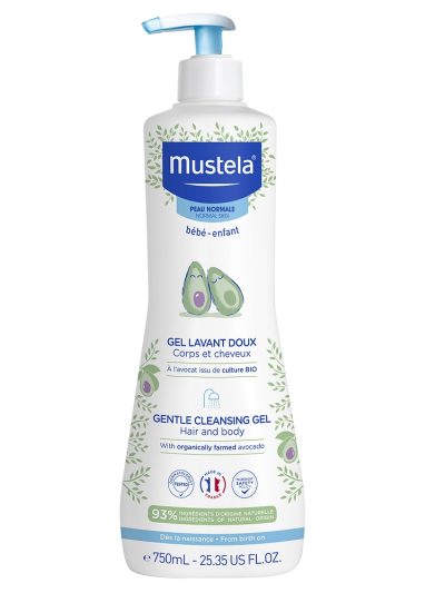 Mustela Gentle Cleansing Gel delikatny żel do mycia ciała i włosów 750ml