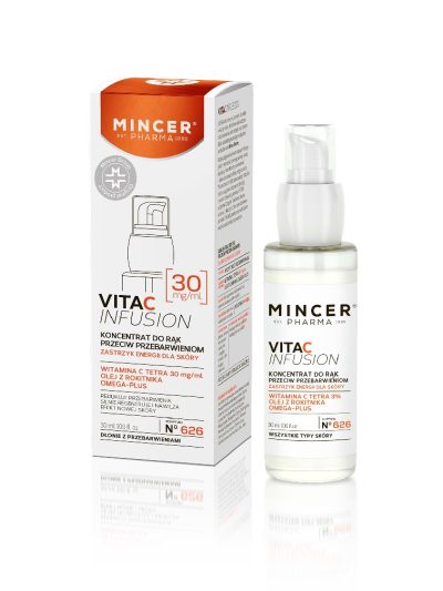 Mincer Pharma Vita C Infusion koncentrat do rąk przeciw przebarwieniom No.626 30ml