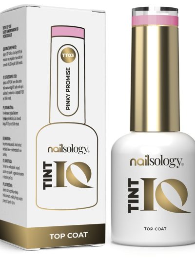 Clavier Nailsology Tint IQ Top Coat top hybrydowy TT03 Pinky Promise 8ml