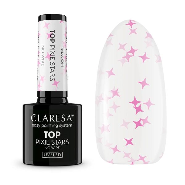 Claresa Top Pixie Stars No Wipe top hybrydowy bez przemywania 5g