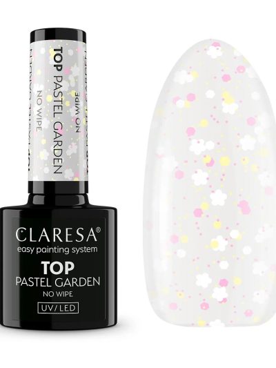 Claresa Top Pastel Garden No Wipe top hybrydowy bez przemywania 5g