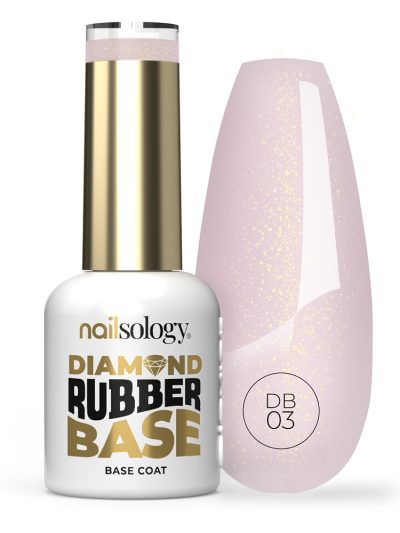 Clavier Nailsology Diamond Rubber Base baza hybrydowa DB03 Rosy Girl 8ml