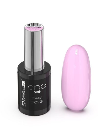 Excellent PRO One Coat Speed Base kryjąca baza hybrydowa Pink Creamy 11g