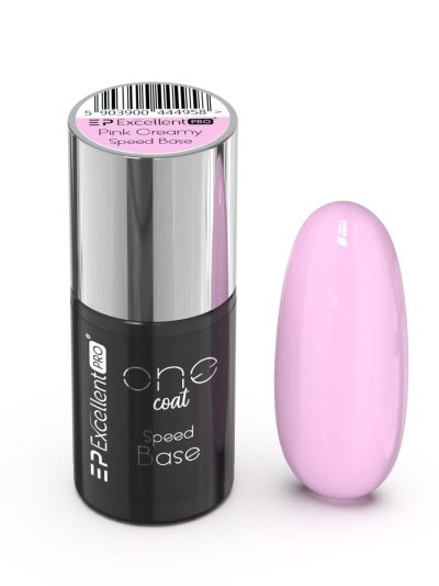 Excellent PRO One Coat Speed Base kryjąca baza hybrydowa Pink Creamy 7g