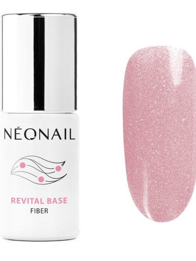 NeoNail Revital Base Fiber wzmacniająca baza hybrydowa Blinking Cover Pink 7.2ml