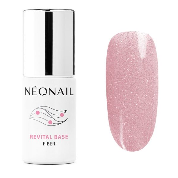 NeoNail Revital Base Fiber wzmacniająca baza hybrydowa Blinking Cover Pink 7.2ml