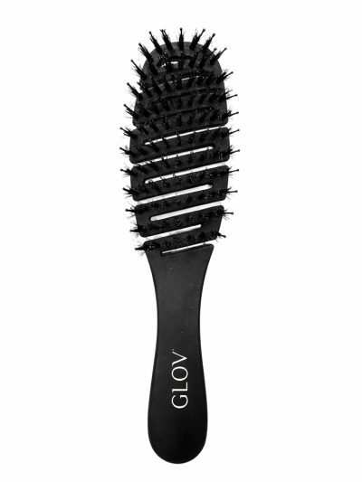 Glov Flexi Fine Glide Detangling Hair Brush for Fine Hair szczotka do rozczesywania delikatnych włosów Black