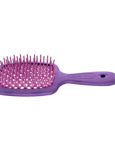 Janeke Small Superbrush mała szczotka do rozczesywania włosów Fioletowo-Różowa