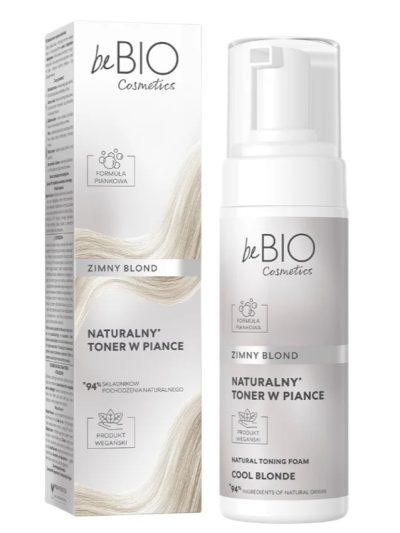 BeBio Ewa Chodakowska Naturalny toner w piance Zimny Blond 120ml