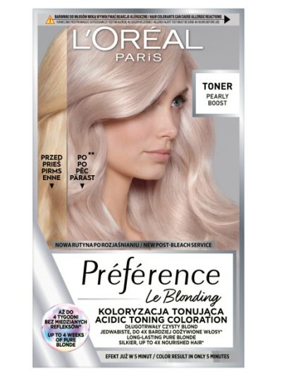 L'Oreal Paris Preference Le Blonding koloryzacja tonizująca do włosów Pearly Boost
