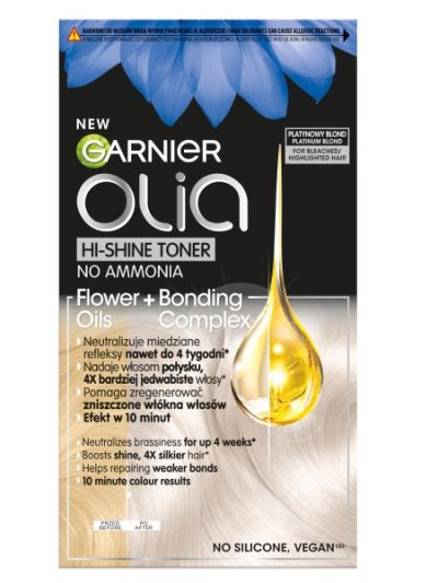 Garnier Olia Hi-Shine Toner koloryzacja tonująca 10.01 Platynowy Blond