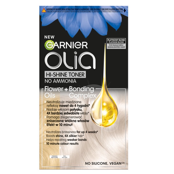 Garnier Olia Hi-Shine Toner koloryzacja tonująca 10.01 Platynowy Blond