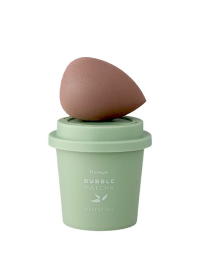 Donegal Bubble Matcha gąbka do makijażu + etui 4366