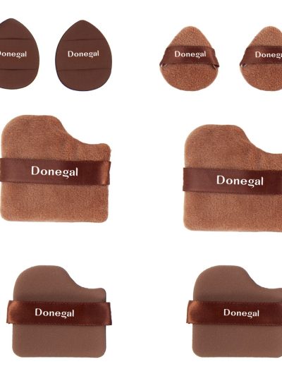 Donegal Daily zestaw puszków i gąbek do makijażu 4364 8szt