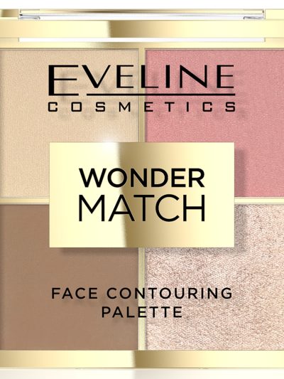 Eveline Cosmetics Wonder Match paleta do konturowania twarzy 02 10g