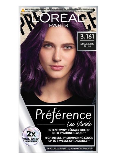 L'Oreal Paris Preference Vivids farba do włosów 3.161 Magentic Plum