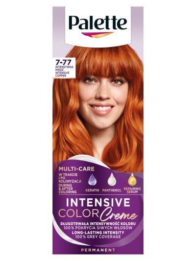 Palette Intensive Color Creme farba do włosów w kremie 7-77 Intensywna Miedź