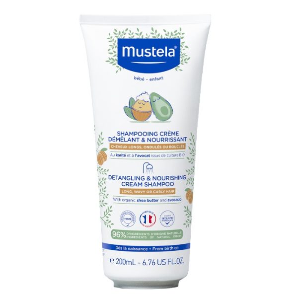 Mustela Bebe odżywczy szampon ułatwiający rozczesywanie 200ml