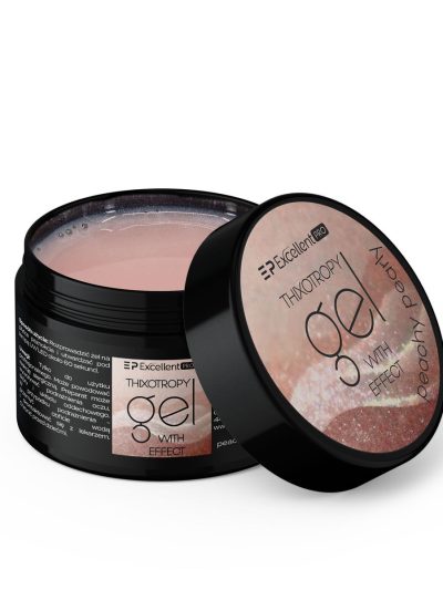 Excellent PRO Thixotropy Gel With Effect żel budujący Peachy Pearly 15g