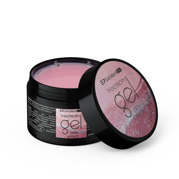 Excellent PRO Thixotropy Gel With Effect żel budujący Pearly Blush 15g