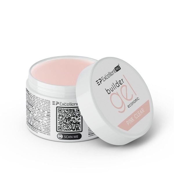 Excellent PRO Builder Gel Economic żel budujący Pink Clear 15g