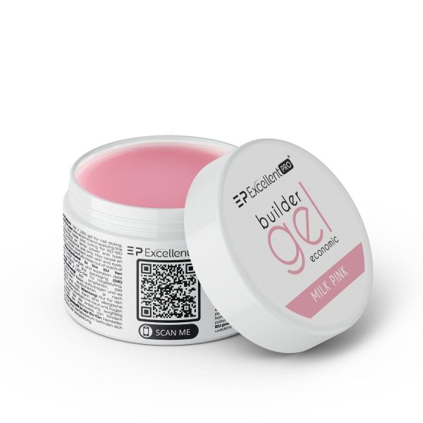 Excellent PRO Builder Gel Economic żel budujący Milk Pink 50g