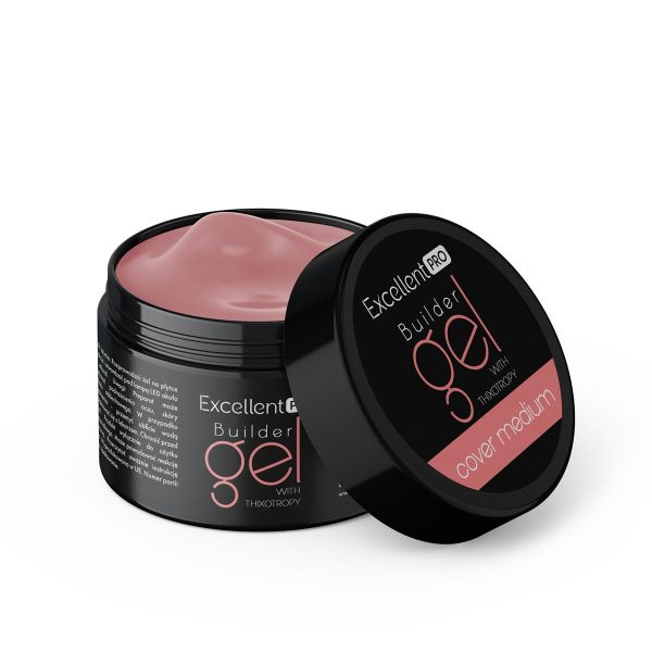 Excellent PRO Builder Gel With Thixotropy żel budujący Cover Medium 15g