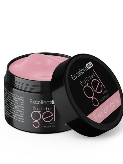 Excellent PRO Builder Gel With Thixotropy żel budujący French Pink 15g