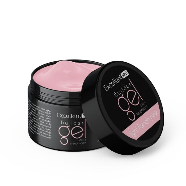 Excellent PRO Builder Gel With Thixotropy żel budujący Light French Pink 50g