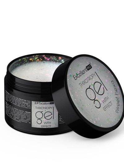 Excellent PRO Thixotropy Gel With Effect żel budujący Sweet Hexa 15g