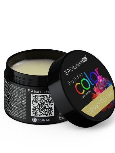Excellent PRO Builder Color With Thixotropy Pastel żel budujący Canary Yellow 15g