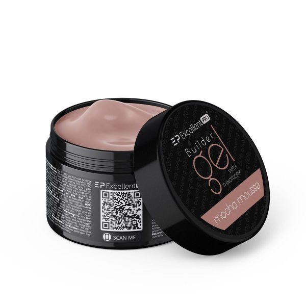 Excellent PRO Builder Gel With Thixotropy żel budujący Mocha Mousse 15g