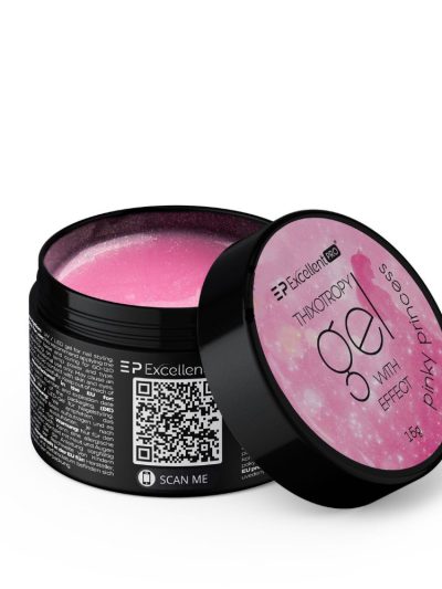 Excellent PRO Thixotropy Gel With Effect żel budujący Pinky Princess 15g