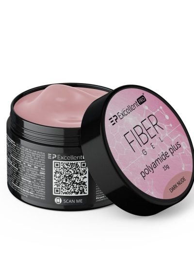 Excellent PRO Fiber Gel Polyamide Plus żel budujący Dark Nude 15g