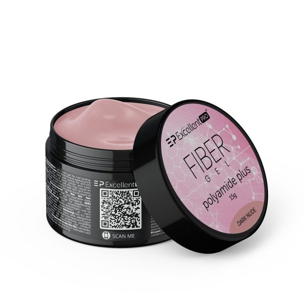 Excellent PRO Fiber Gel Polyamide Plus żel budujący Dark Nude 15g