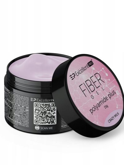 Excellent PRO Fiber Gel Polyamide Plus żel budujący Crazy Milk 15g
