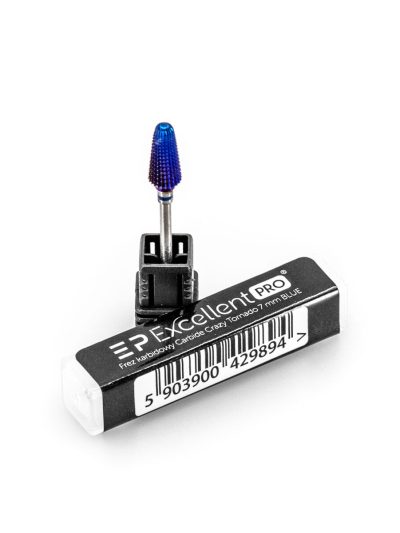 Excellent PRO Carbide Crazy Tornado frez karbidowy 7mm Blue