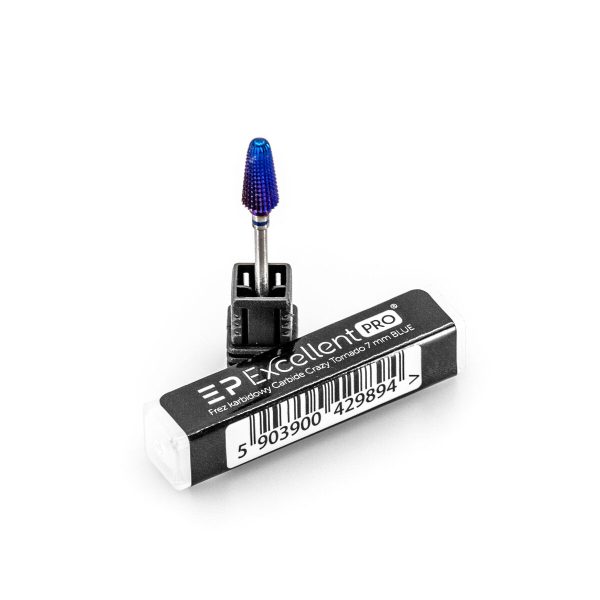 Excellent PRO Carbide Crazy Tornado frez karbidowy 7mm Blue